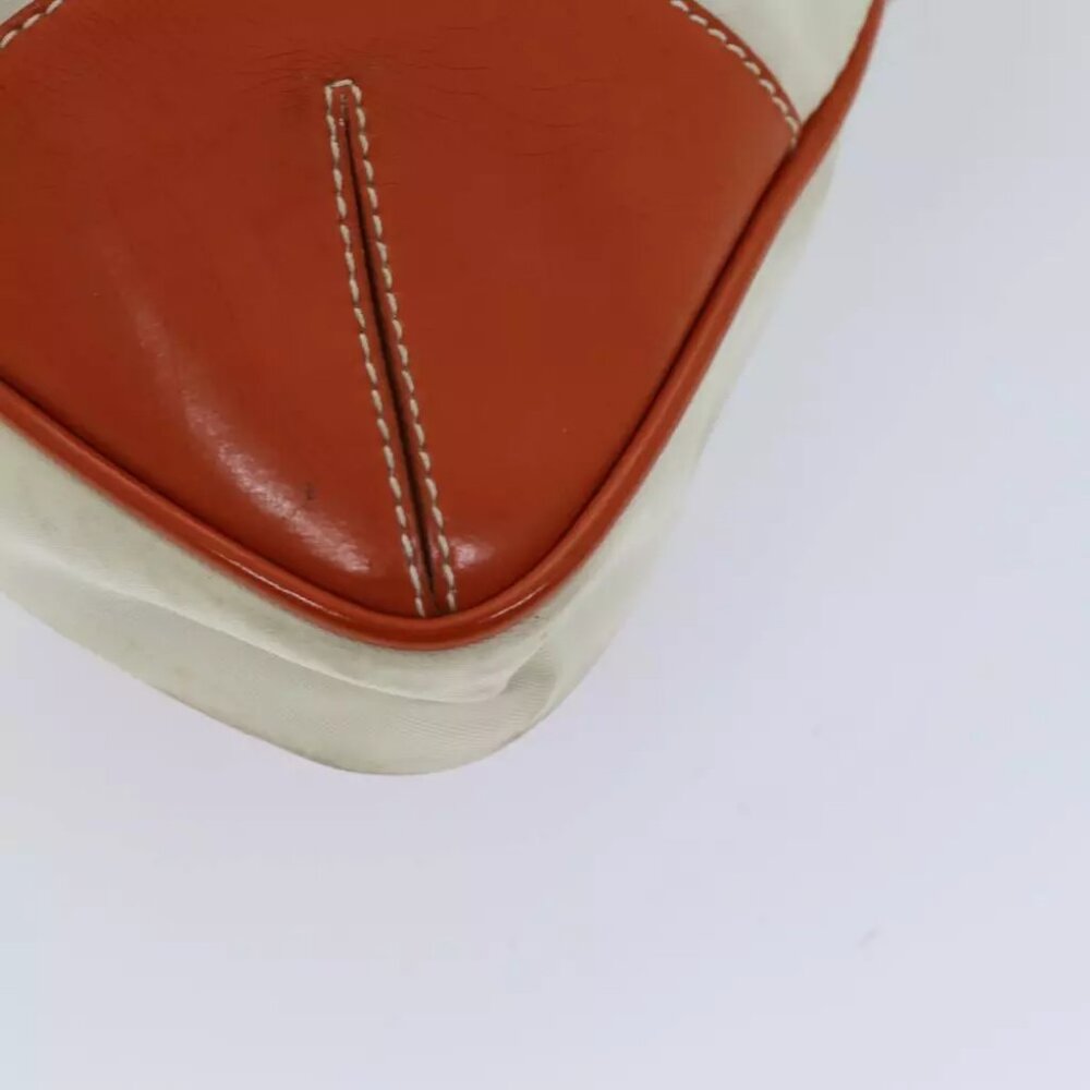 PRADA Tote Bag Nylon Beige Orange - Picture 9 of 16